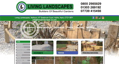Desktop Screenshot of livinglandscapes.uk.com