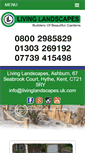 Mobile Screenshot of livinglandscapes.uk.com